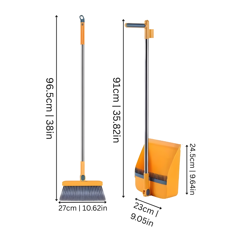 Besen und Kehrschaufel Set – Pelanva – Ansicht 2