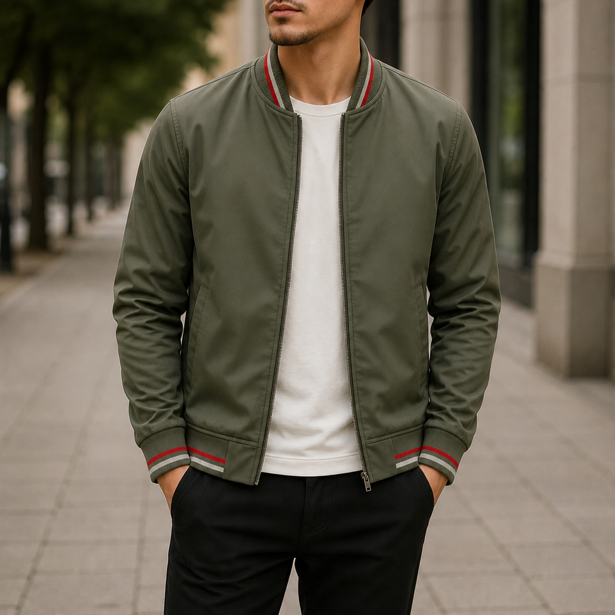 Bomberjacke Herren – Pelanva – Ansicht 2