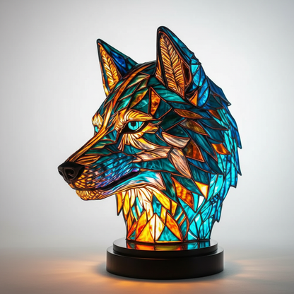Buntglas Tischlampe – Pelanva – Ansicht 12