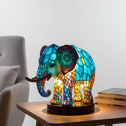 Buntglas Tischlampe – Pelanva – Ansicht 15