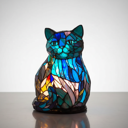 Buntglas Tischlampe – Pelanva – Ansicht 19