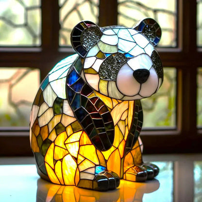 Buntglas Tischlampe – Pelanva – Ansicht 4