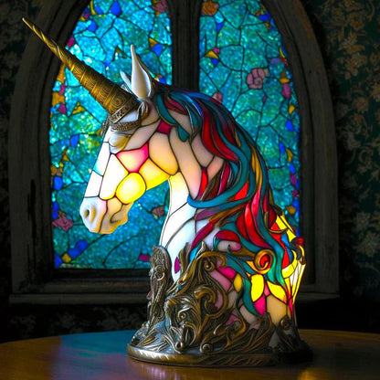 Buntglas Tischlampe – Pelanva – Ansicht 8