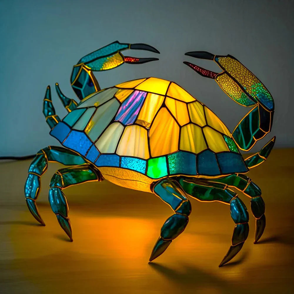 Buntglas Tischlampe – Pelanva – Ansicht 9