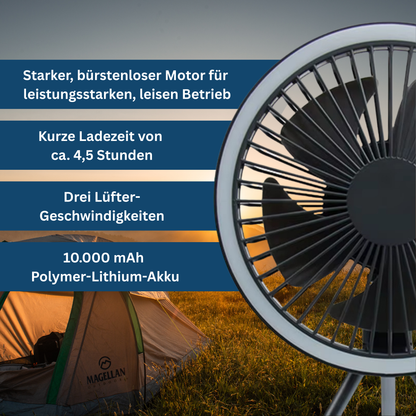 Camping Ventilator LED – Pelanva – Ansicht 3
