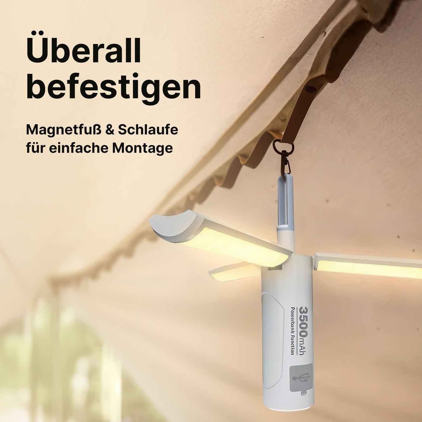Campinglampe 8000 Lumen – Pelanva – Ansicht 7