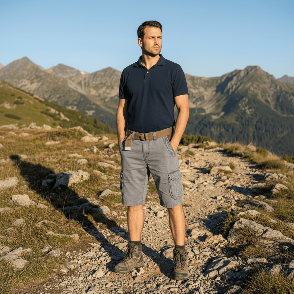 Cargo Shorts Herren – Pelanva – Ansicht 2