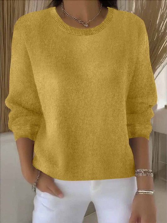 Claudia | Damen Alltagstauglicher Winter-Strickpullover – Pullover & Strick