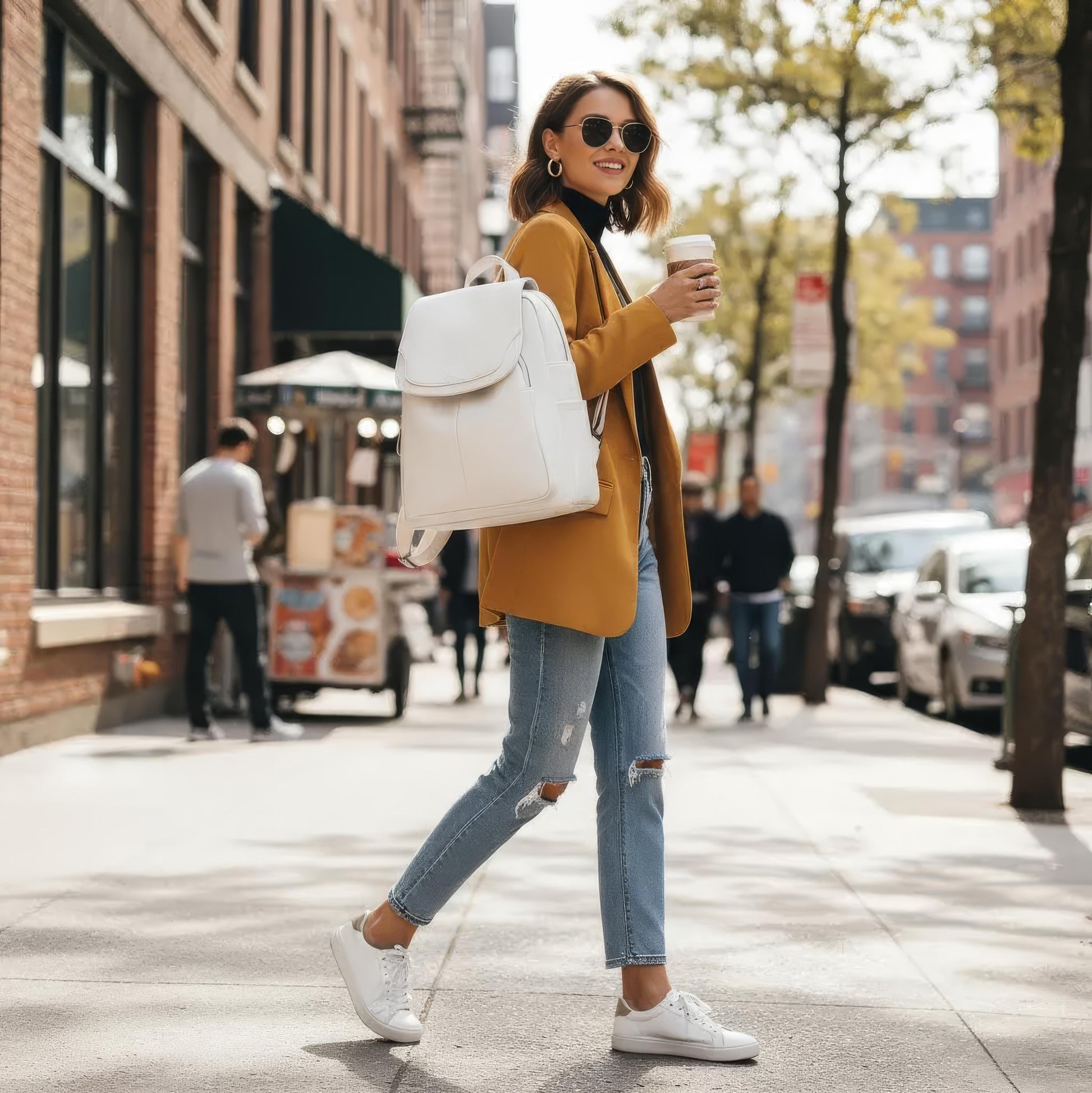 Dapper – Diebstahlsicherer Lederrucksack mit Stil