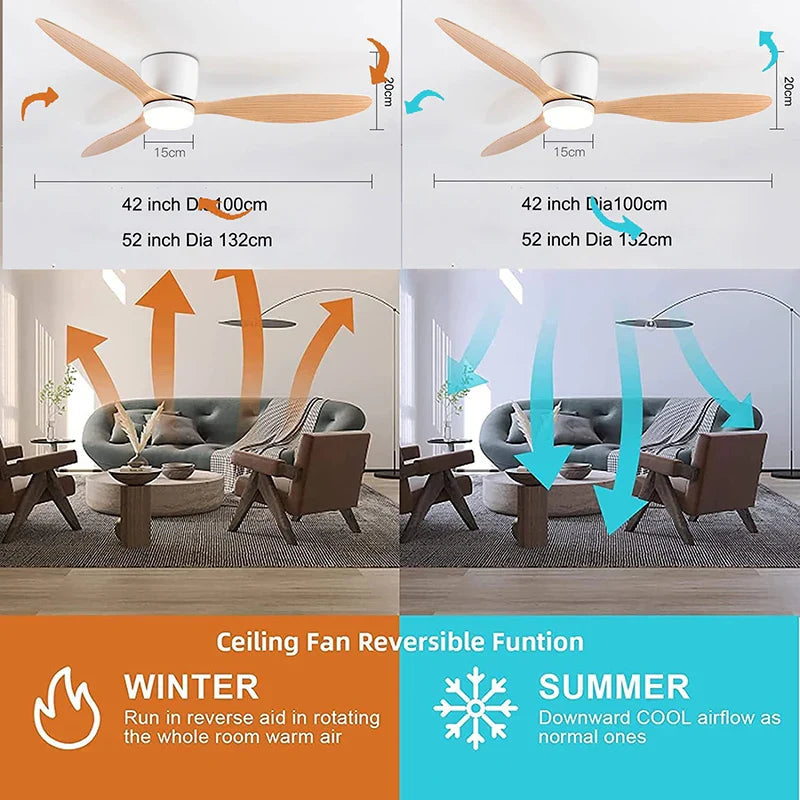 Deckenventilator mit Licht – Pelanva – Ansicht 2