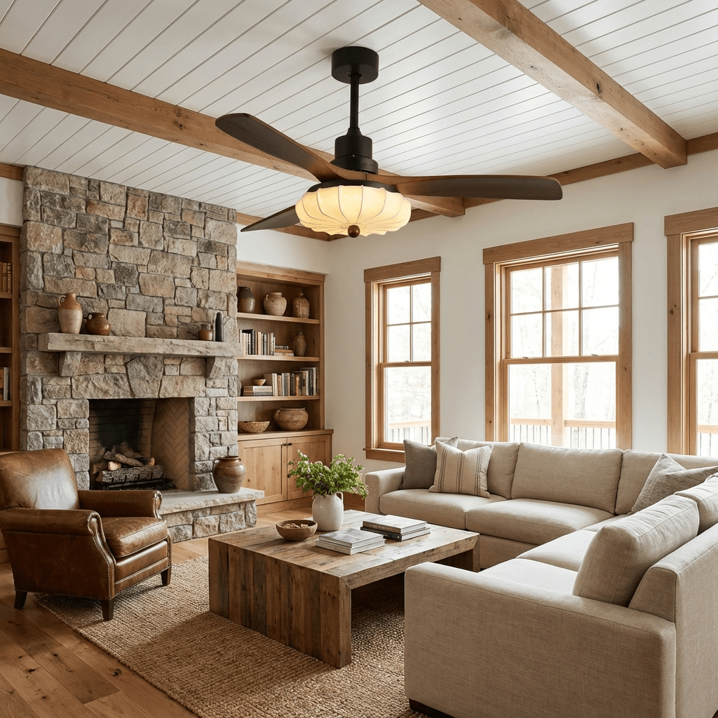 Deckenventilator mit Licht – Pelanva – Ansicht 3
