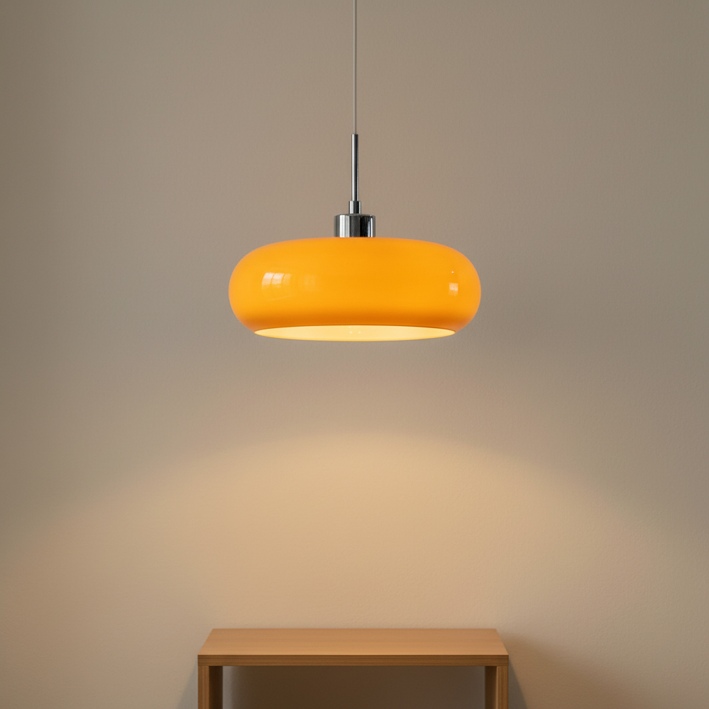 Design-Pendelleuchte aus Metall und Glas – Pelanva – Ansicht 1