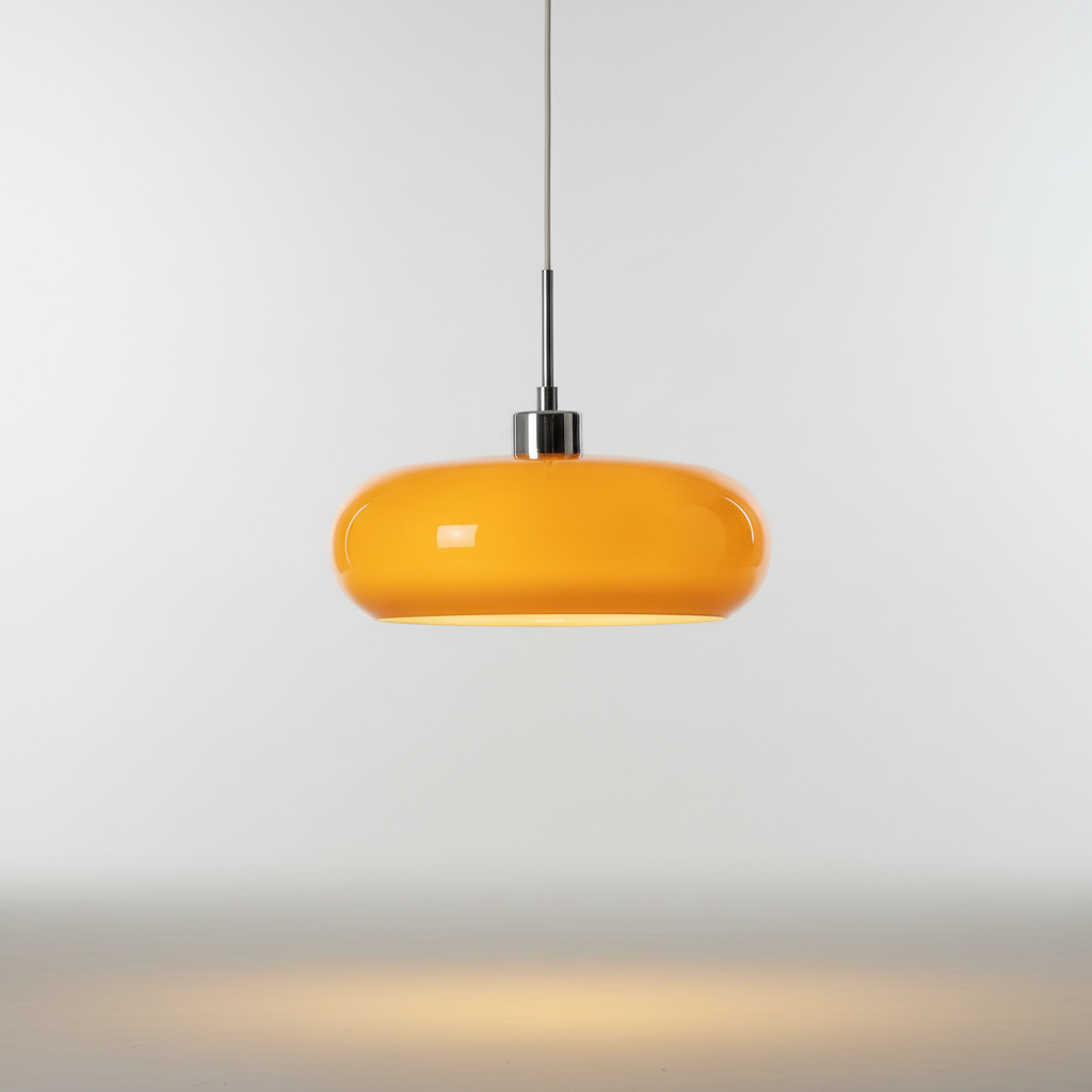 Design-Pendelleuchte aus Metall und Glas – Pelanva – Ansicht 2