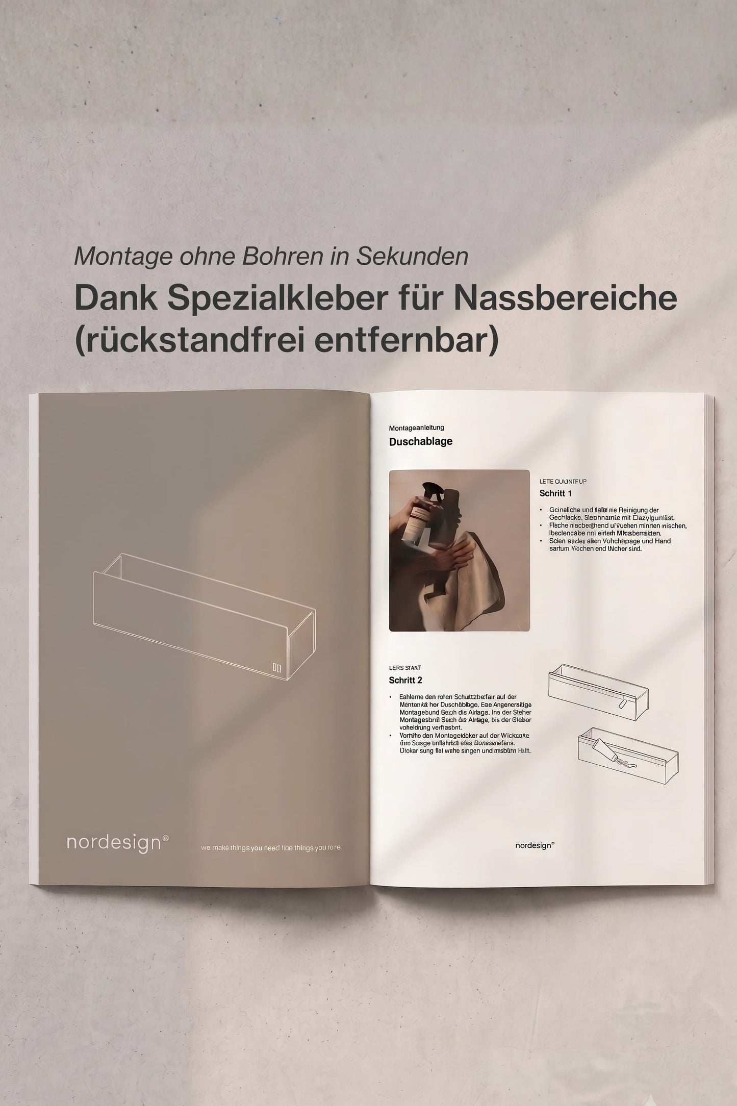 Duschablage ohne Bohren – Pelanva – Ansicht 5