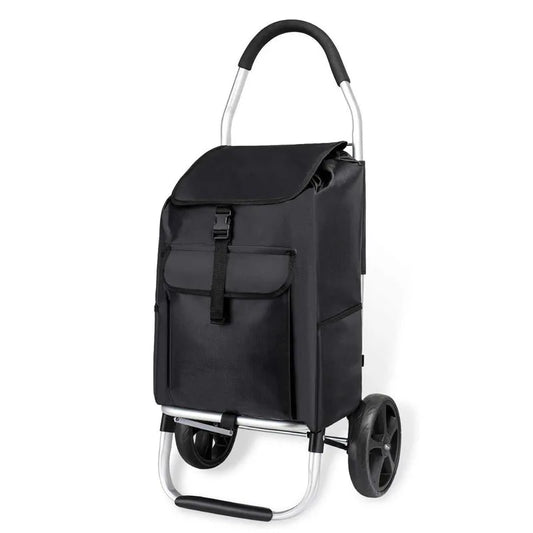 Klappbarer Aluminium-Einkaufstrolley – Pelanva – Ansicht 1