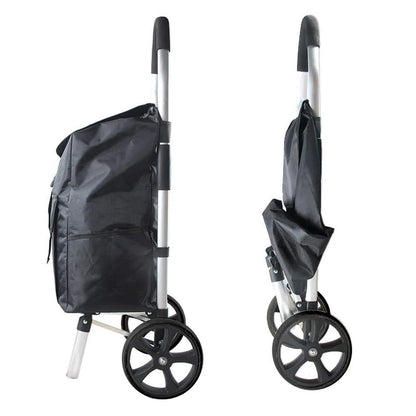 Klappbarer Aluminium-Einkaufstrolley – Pelanva – Ansicht 5