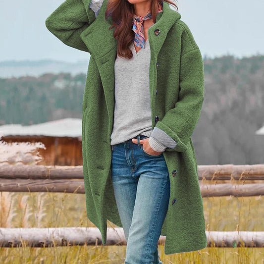 Eleganter Dicker Wintermantel Für Damen (Neueste Kollektion) – Jacke & Mantel