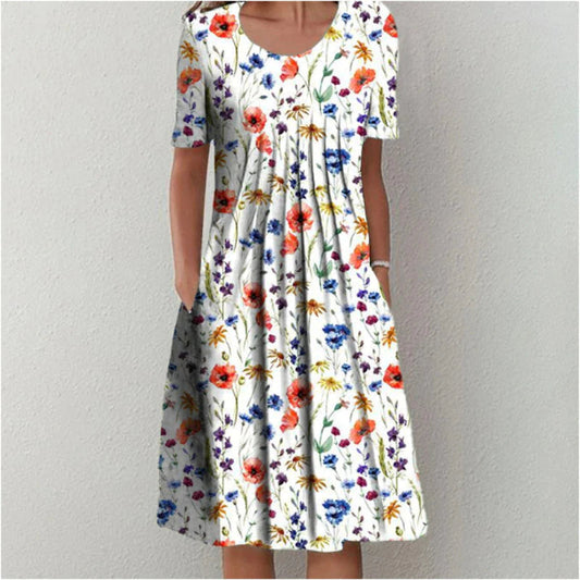 Elegantes Baumwollkleid – Damenkleid