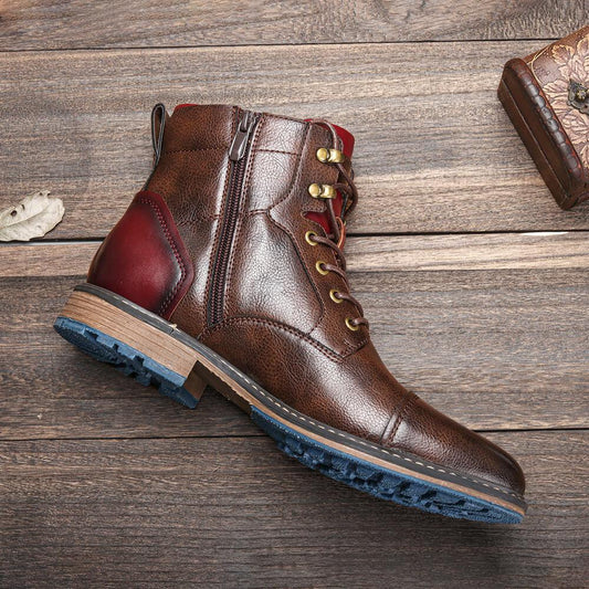 Elias | Herren Lässige Schnürstiefeletten – Stiefel