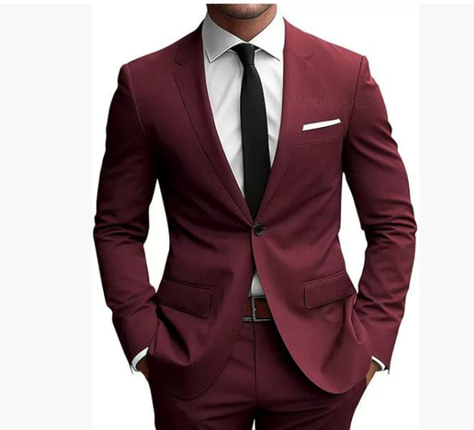 Elias | Eleganter Herren Frühjahrs Slim Fit Anzug – Anzug & Blazer