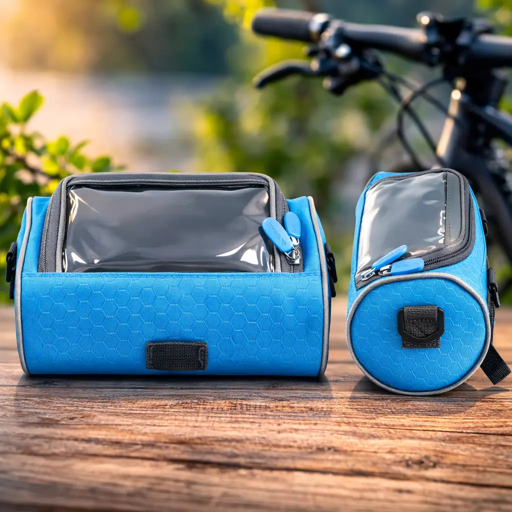 Wasserdichte Fahrrad-Lenkertasche mit Touchscreen – Pelanva – Ansicht 12