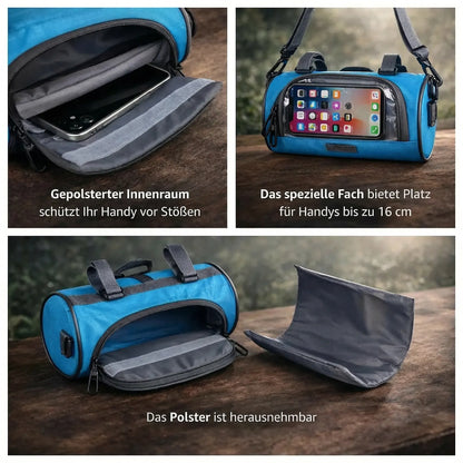 Wasserdichte Fahrrad-Lenkertasche mit Touchscreen – Pelanva – Ansicht 3