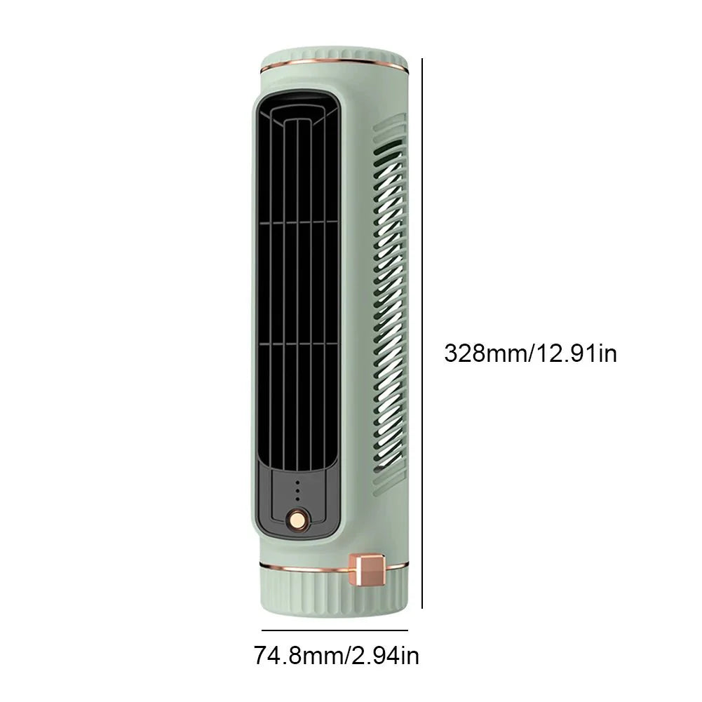 Flügelloser Turmventilator für leise 360° Raumkühlung – Pelanva – Ansicht 8