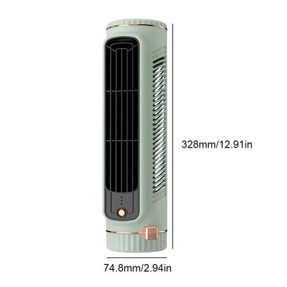 Flügelloser Turmventilator für leise 360° Raumkühlung – Pelanva – Ansicht 8