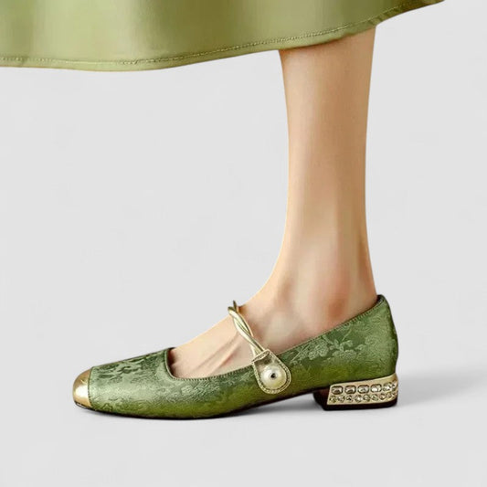 Gabriela | Damen Orthopädische Mary Jane Niedrig-Absatz-Schuhe – Schuhe