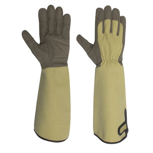 Gartenhandschuhe FLORAHAND| Dornenfest & Atmungsaktiv| Lange Rosenhandschuhe für Damen| 1 Paar – Schuhe