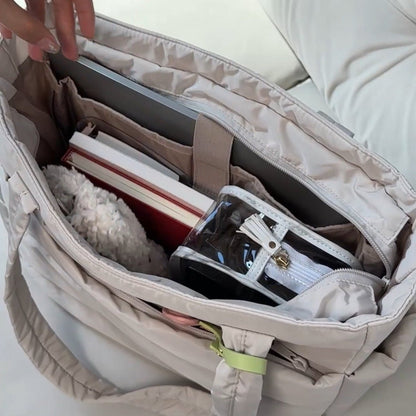 Gioi – Geräumige und leichte Puffer-Schultertasche für Damen