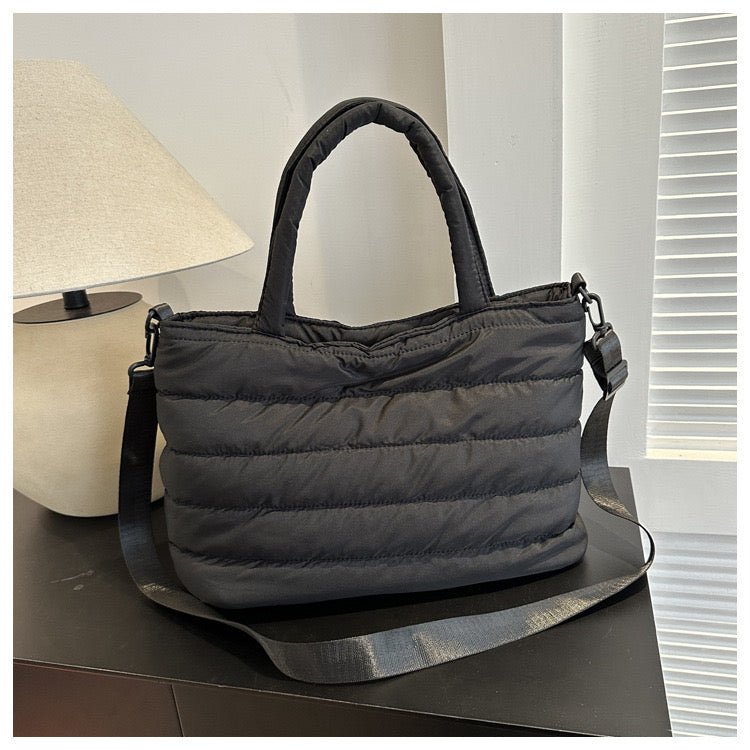 Gioi – Geräumige und leichte Puffer-Schultertasche für Damen