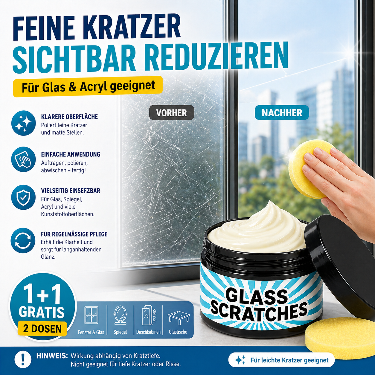 Glas Kratzer Entferner – Pelanva – Ansicht 3