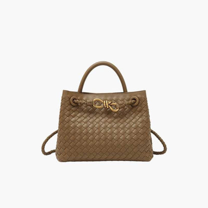 Elegante gewebte Handtasche für jeden Anlass, Detailansicht – Pelanva