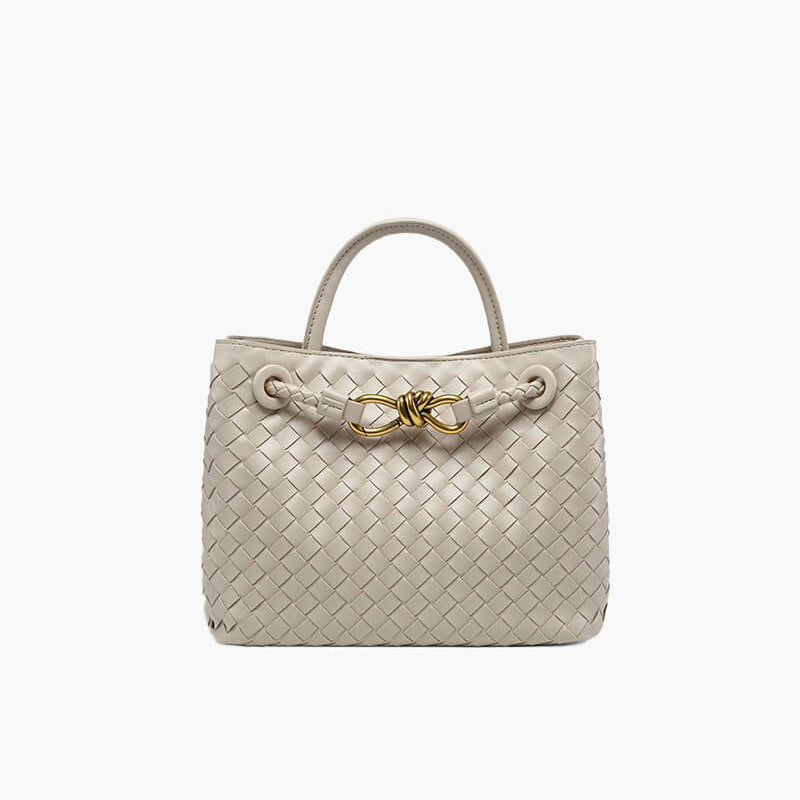 Elegante gewebte Handtasche für jeden Anlass, Nahaufnahme – Pelanva
