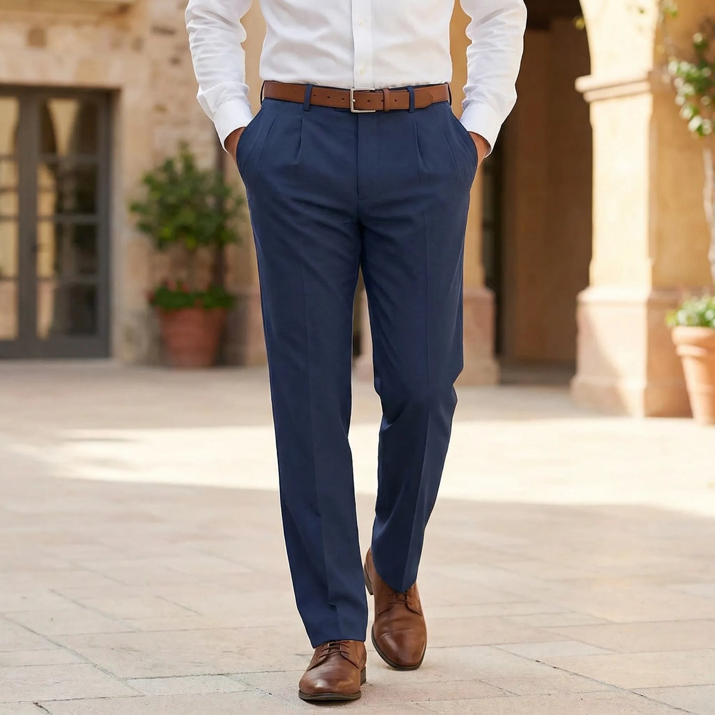 Lässige Business-Hose für Herren – Pelanva – Ansicht 1