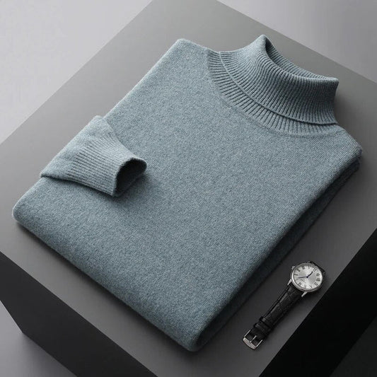 Herren Kaschmir-Rollkragenpullover - Weich & Elegant | Top-Qualität – Pullover & Strick