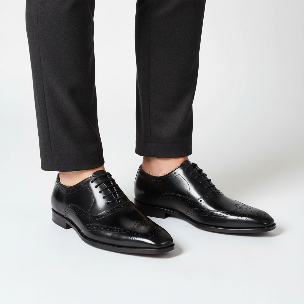 Handgefertigte Herren Oxford-Schuhe – Pelanva – Ansicht 5