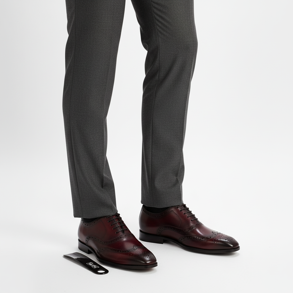 Handgefertigte Herren Oxford-Schuhe – Pelanva – Ansicht 7