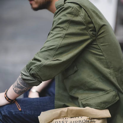 Zip-Jacke mit geradliniger Passform für Herren – Pelanva – Ansicht 4