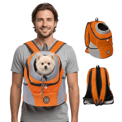 Ergonomischer Hundetragerucksack mit Komfortpolsterung – Pelanva – Ansicht 2