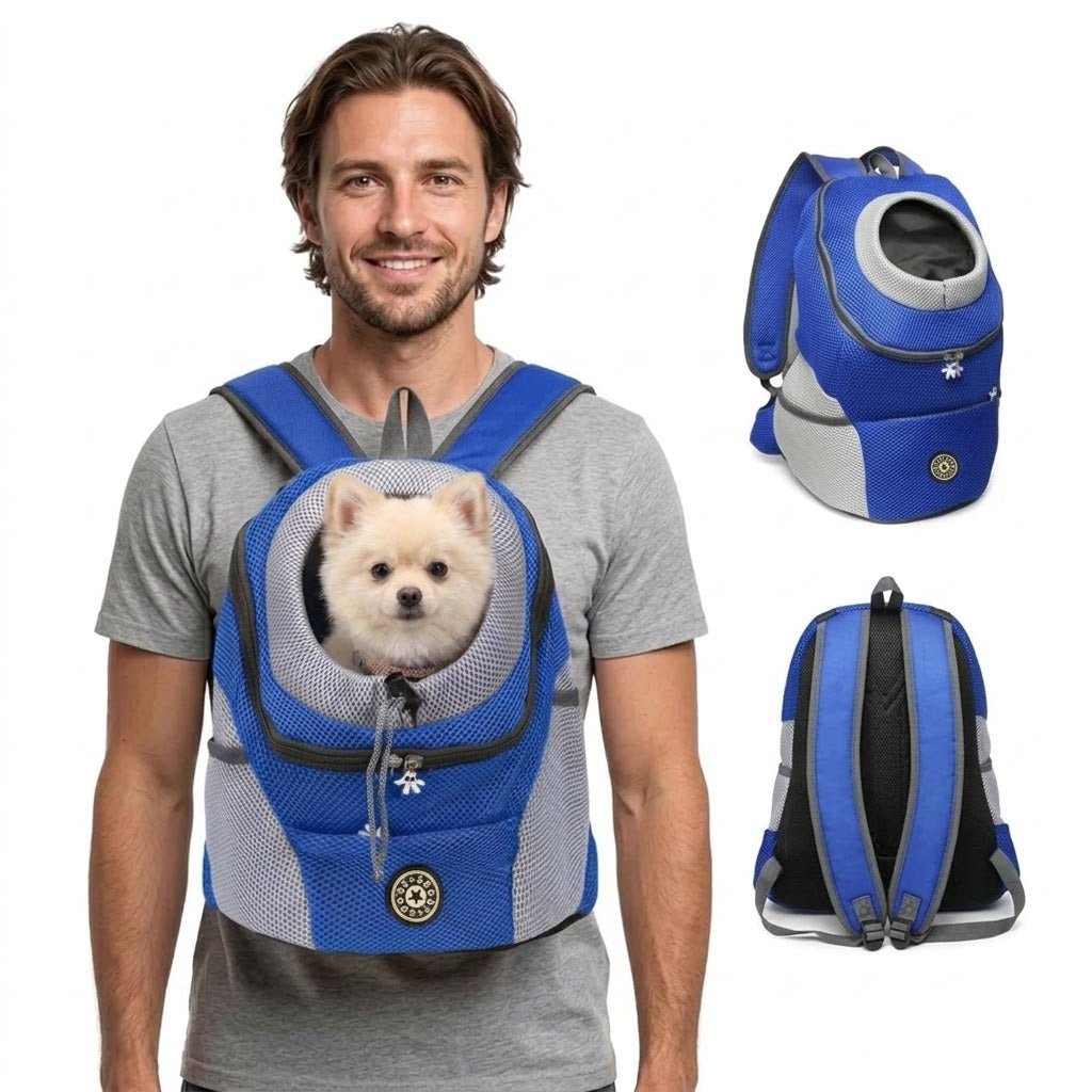 Ergonomischer Hundetragerucksack mit Komfortpolsterung – Pelanva – Ansicht 3