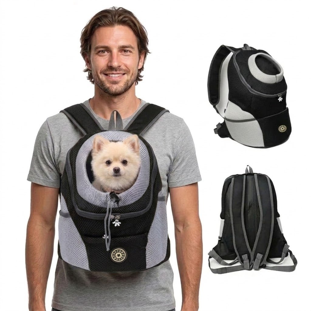 Ergonomischer Hundetragerucksack mit Komfortpolsterung – Pelanva – Ansicht 4
