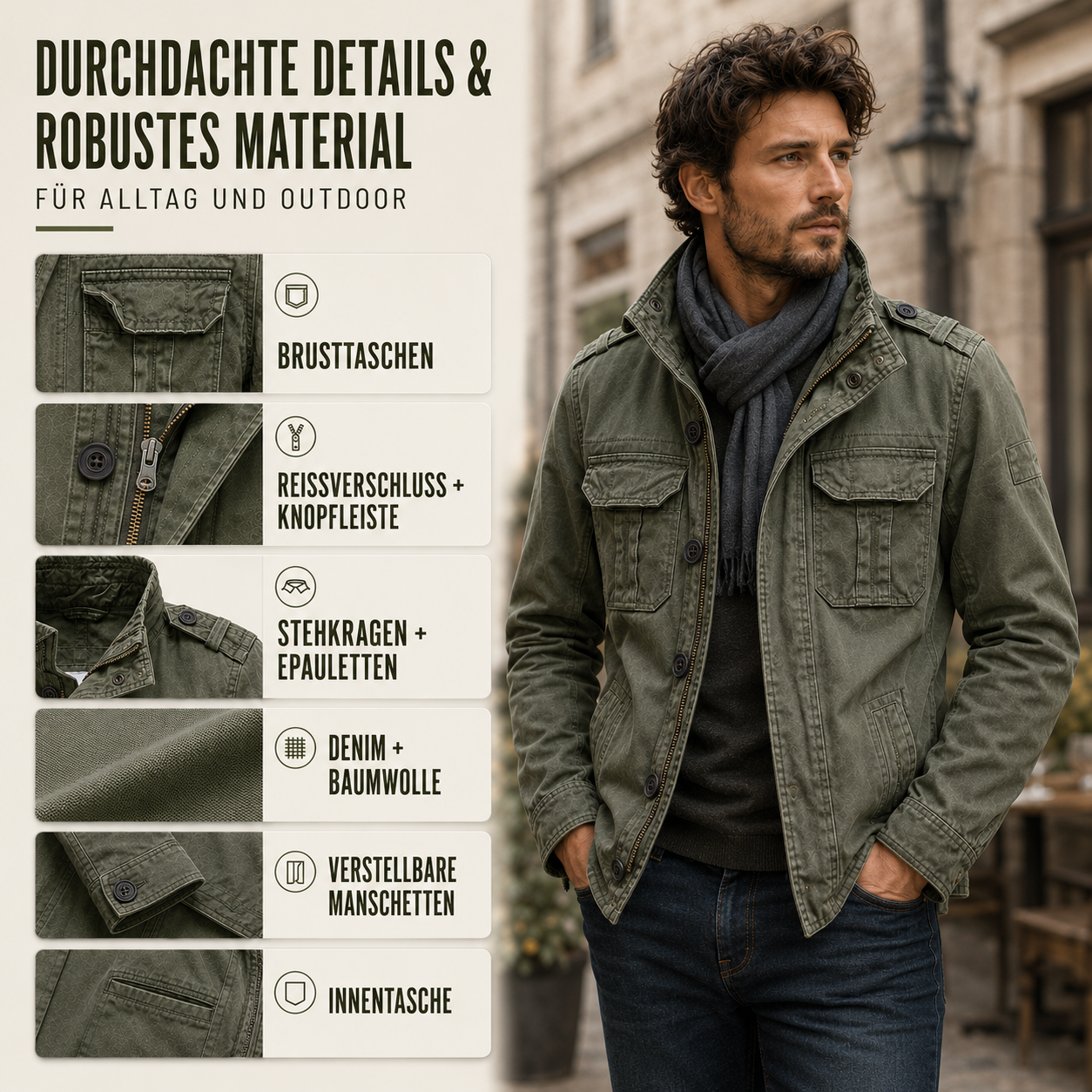 Jeansjacke Herren – Pelanva – Ansicht 4