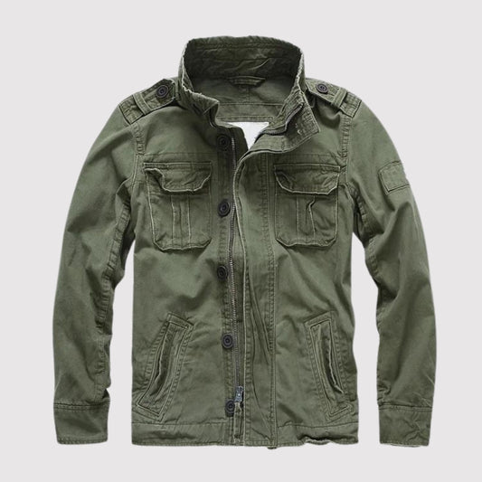 Jeansjacke im Retro-Stil mit mehreren Taschen – Klassischer und zeitloser Stil – Jacke & Mantel