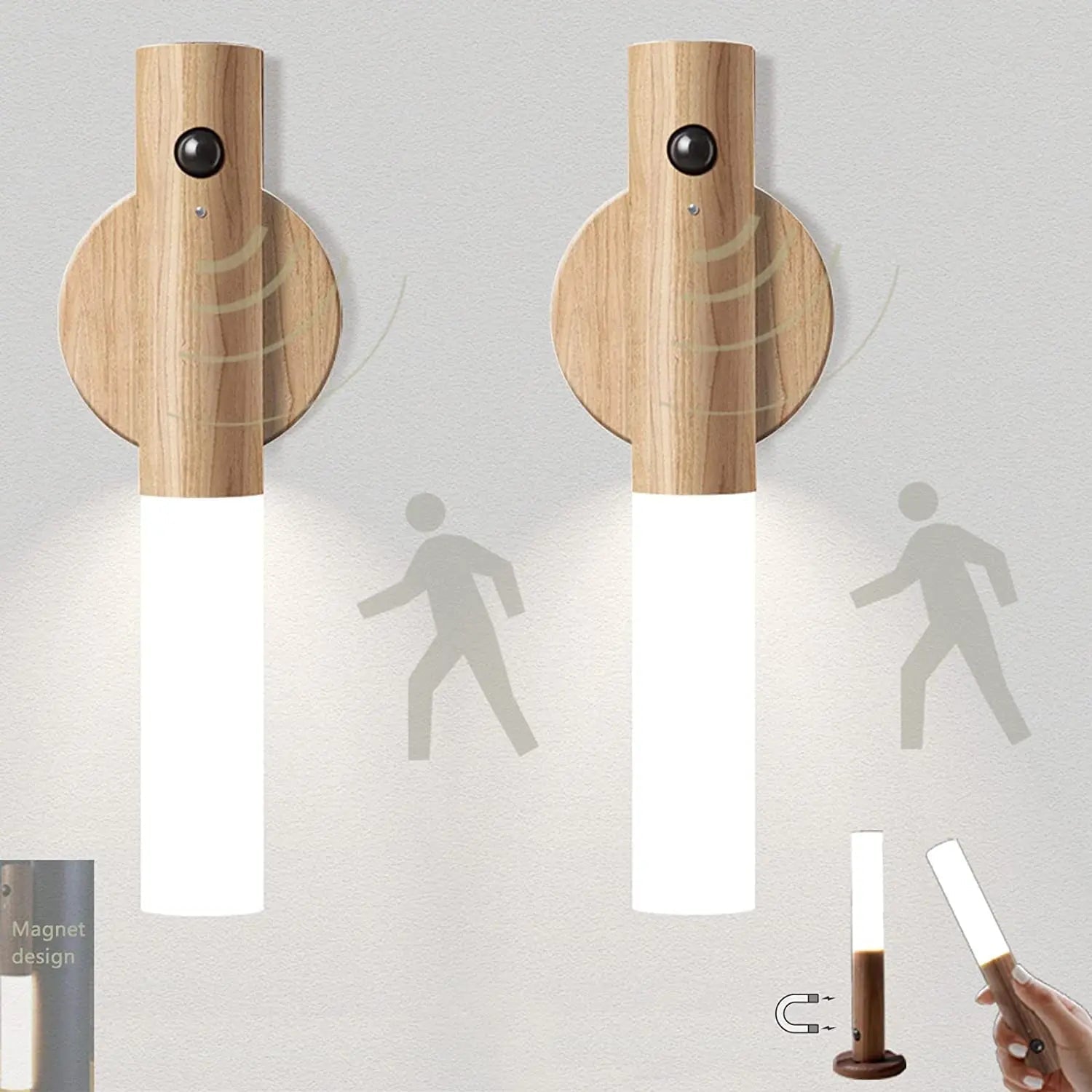 kabellose wandlampe sanftes licht fuer – Pelanva – Ansicht 4