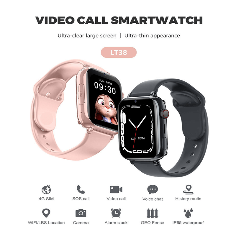 Kinder-Smartwatch mit 4G-Videotelefonie und GPS-Ortung – Pelanva – Ansicht 5