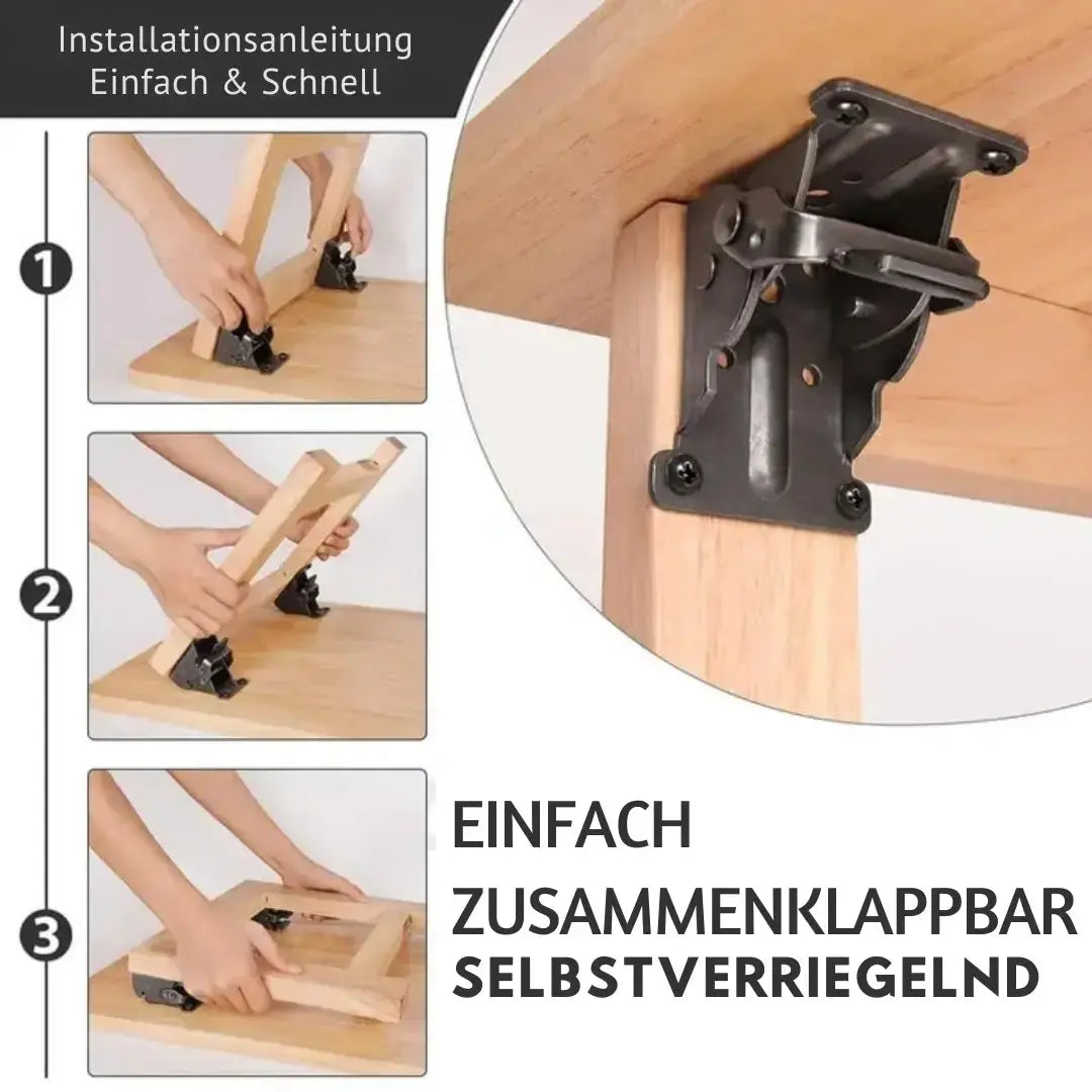 Klappscharnier Tischbeine – Pelanva – Ansicht 2