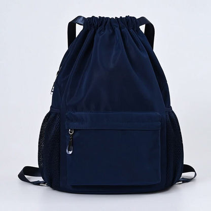 Sportlicher Kordelzug-Rucksack mit Schuhfach und Fächern – Pelanva – Ansicht 11