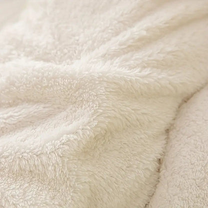 Lambswool - Atmungsaktive Sherpa-Decke für wohlige Wärme